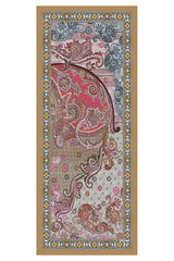 Printed Voile Hijab Scarf, Lightweight Soft Breathable Modest Shawl,SAL-133 Pattern V1