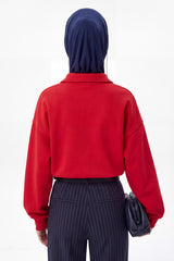 Ready-to-Wear Winter Hijab Bonnet with Built-In Neck Cover and Ear Access Points,B-94O