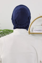 2 in 1 Modest Hijab Bonnet with Removable Visor, Instant Full Coverage Underscarf for Everyday Wear,B-82O