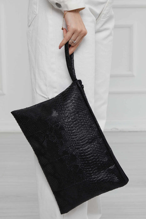 High Quality Snake Patterned Leather Handbag, Fancy Women Handbag, Stylish Leather Handbag for Women, Fashionable Leather Women Bag,CE-20