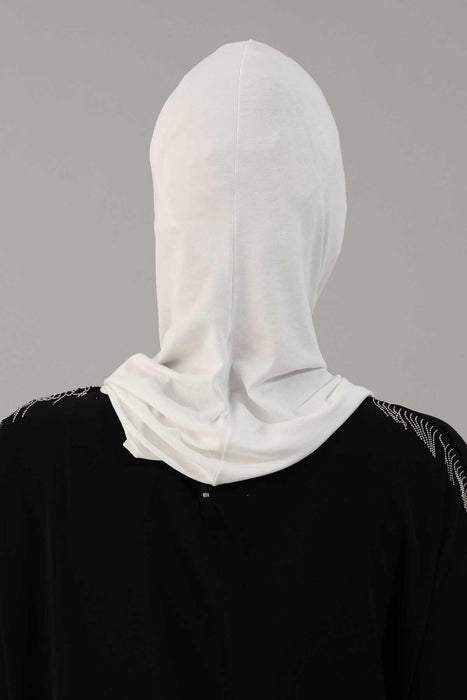 Elegant Full Head and Neck Hijab Cover, Instant Turban Inner Bonnet Head Wear, Lightweight Ninja Cap Head Wrap, Ramadan Muslim Gift,TB-1