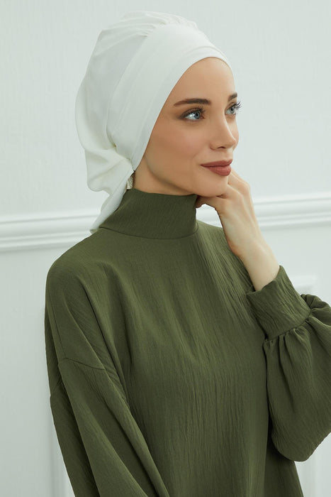 Instant Turban Lightweight Aerobin Scarf Head Turbans For Women Headwear Stylish Elegant Design,HT-91