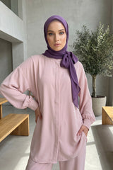 Premium Crepe Hijab Shawl, Soft Non-Slip Ready-to-Wear Modest Scarf,PS-63