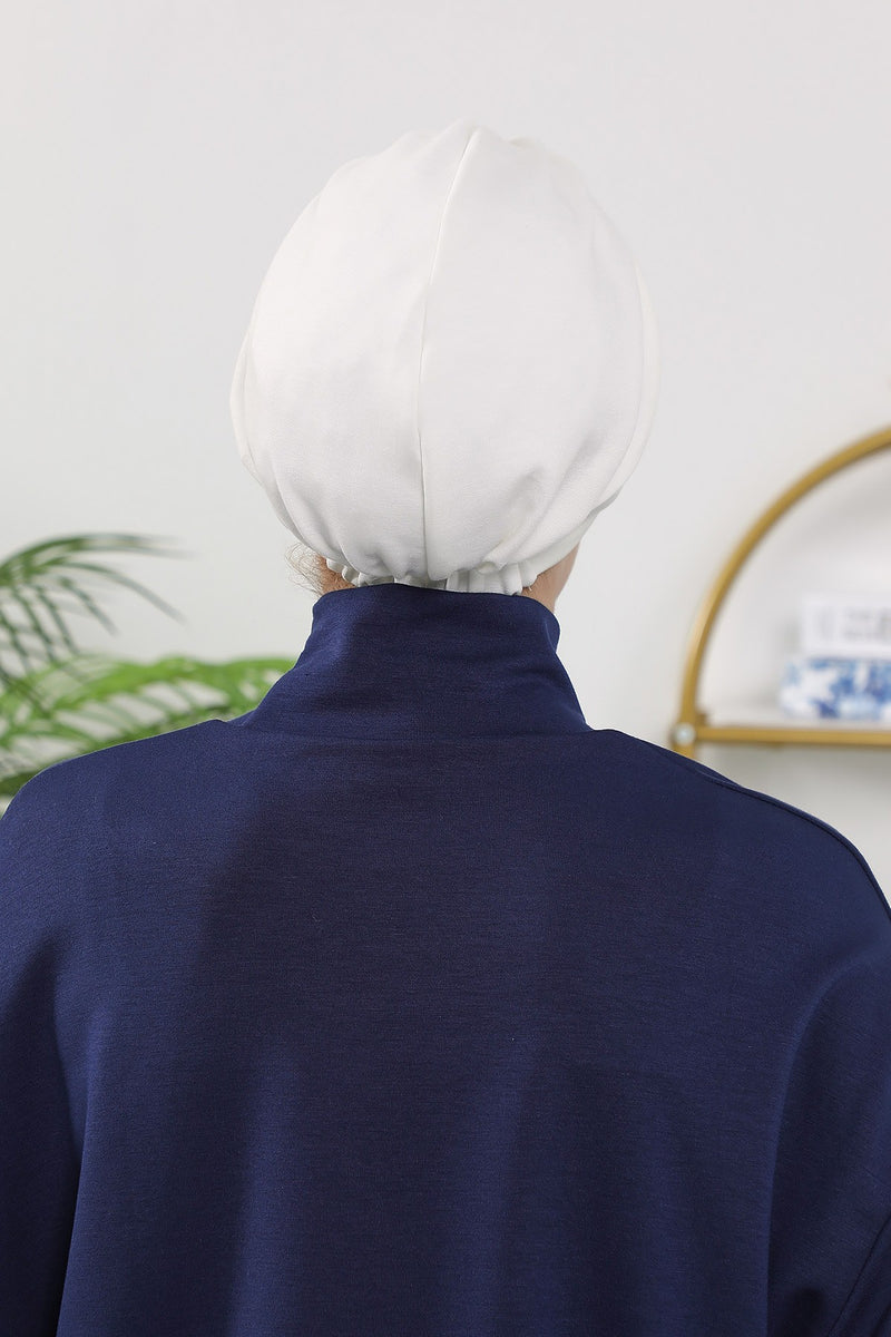 Women’s Turban Hat with Sun Visor, All Seasons Visor Turban Hat Headscarf for Women, Comfortable One Size Modest Head Cover,B-73O