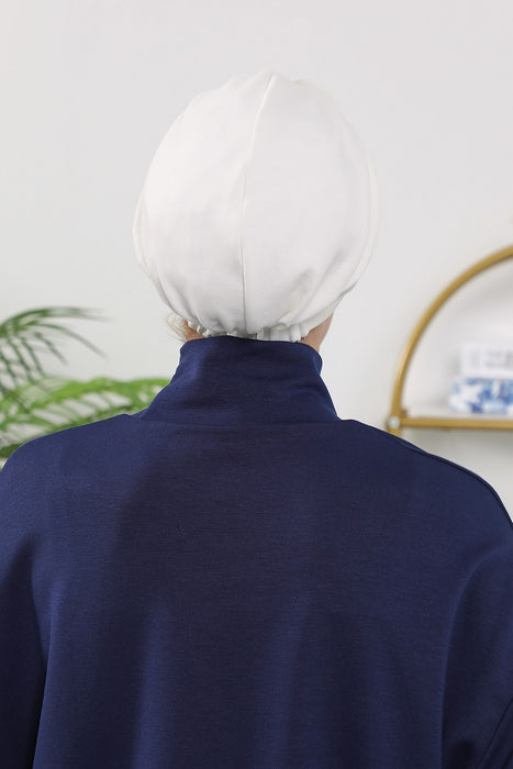 Women’s Turban Hat with Sun Visor, All Seasons Visor Turban Hat Headscarf for Women, Comfortable One Size Modest Head Cover,B-73O