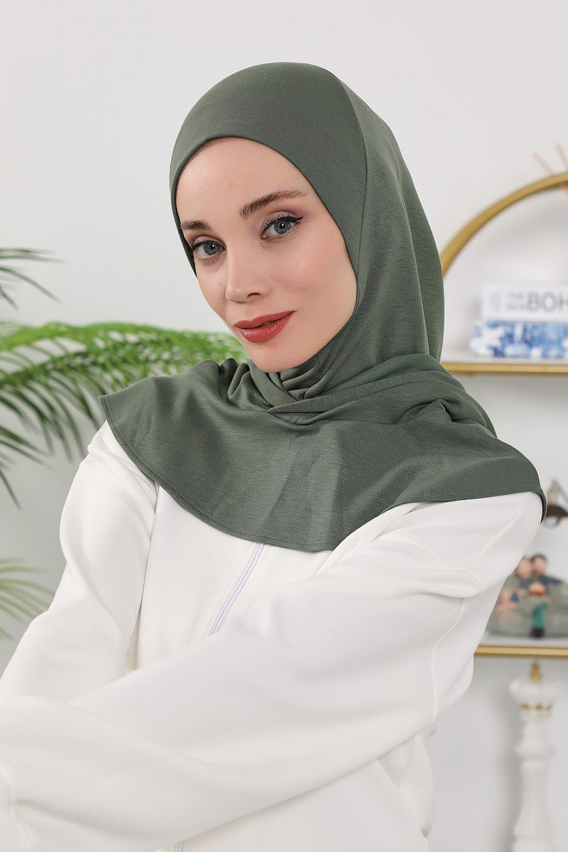 Full Coverage Instant Women Bonnet, All Season Ready-to-Wear Hijab Bonnet with Neck Coverage,B-89O