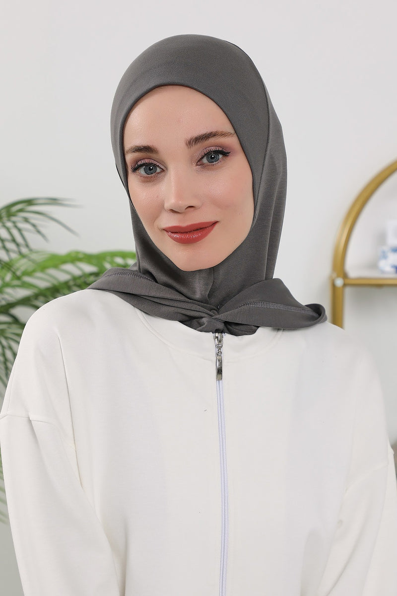 Full Coverage Instant Women Bonnet, All Season Ready-to-Wear Hijab Bonnet with Neck Coverage,B-89O