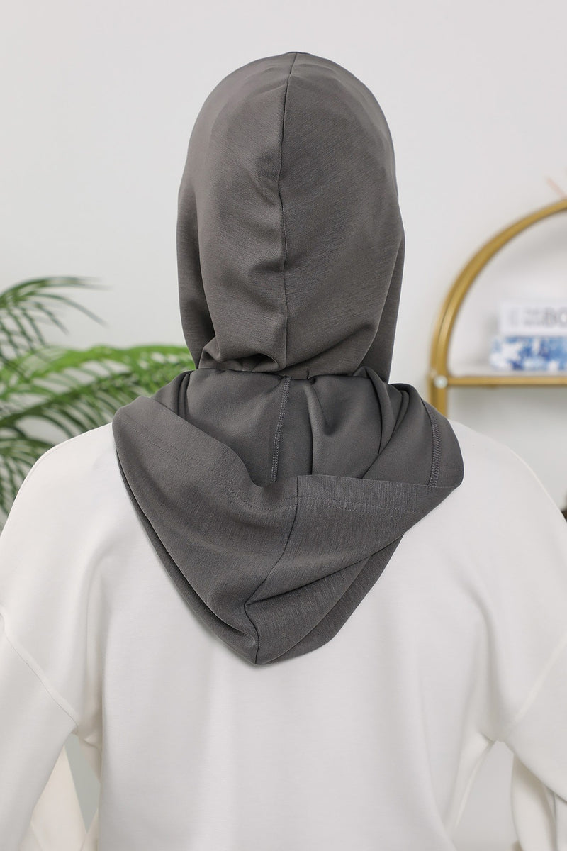 Full Coverage Instant Women Bonnet, All Season Ready-to-Wear Hijab Bonnet with Neck Coverage,B-89O