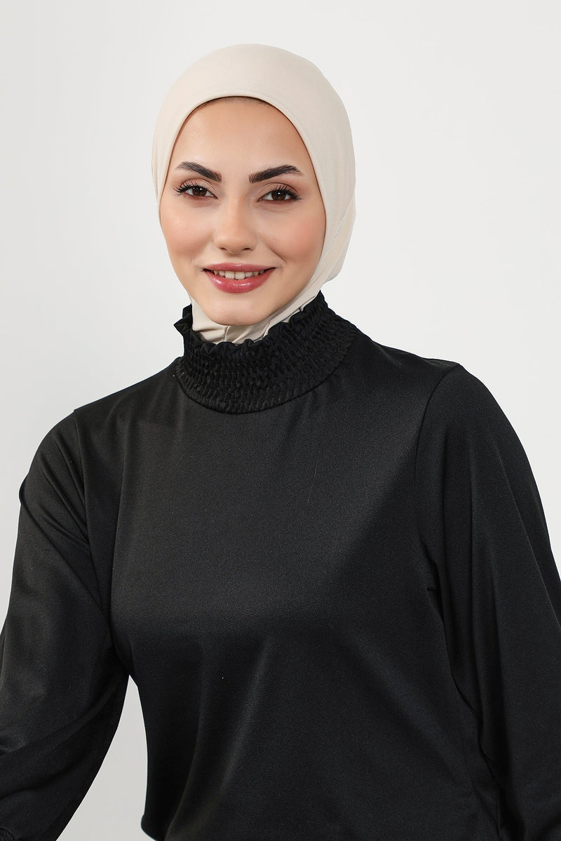 Quick-Dry Swim-Friendly Turban Bonnet for Women, Modest Swim Hijab for Pool & Everyday Use, Sea Pool Ready Head Cover,TB-5SN