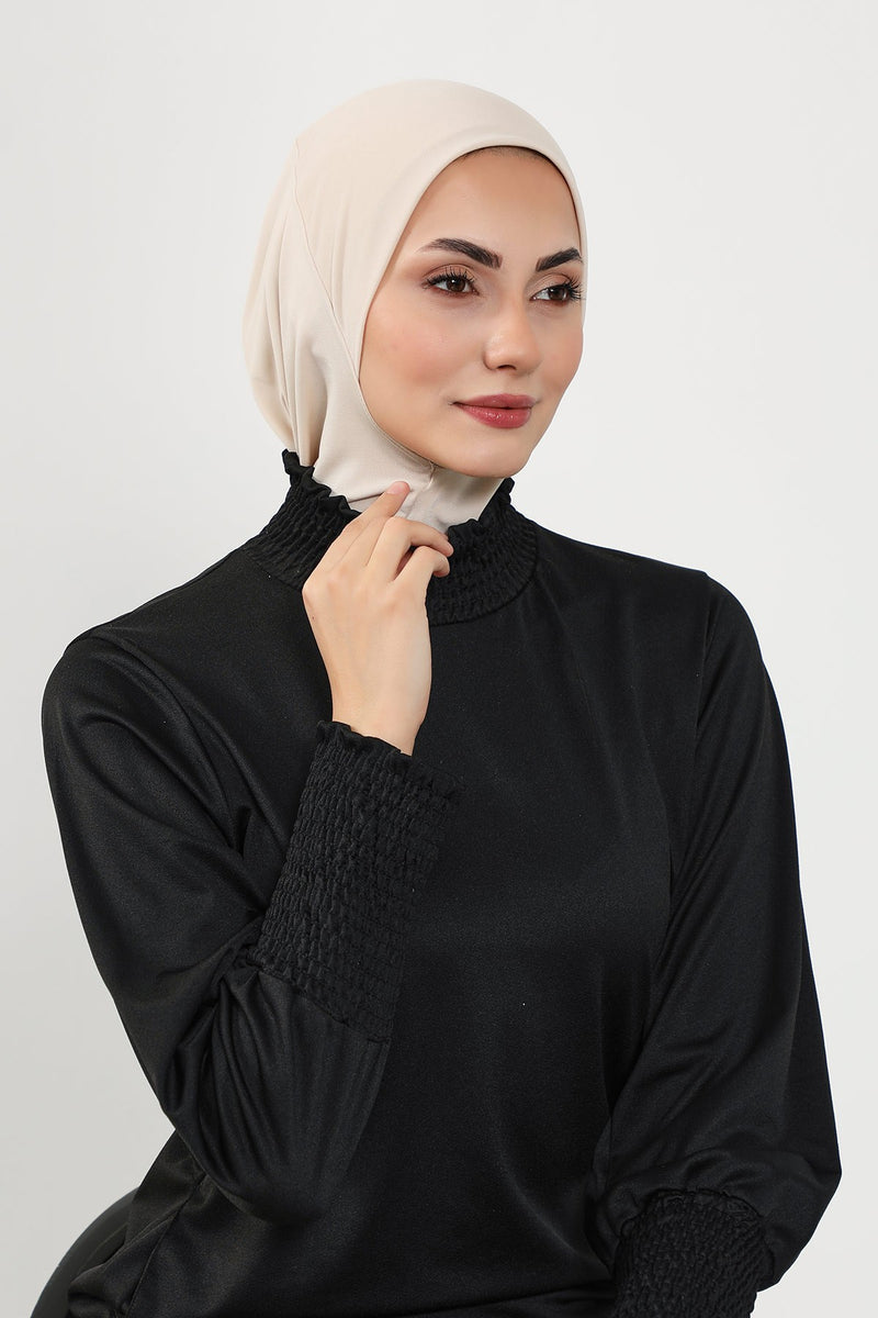 Quick-Dry Swim-Friendly Turban Bonnet for Women, Modest Swim Hijab for Pool & Everyday Use, Sea Pool Ready Head Cover,TB-5SN