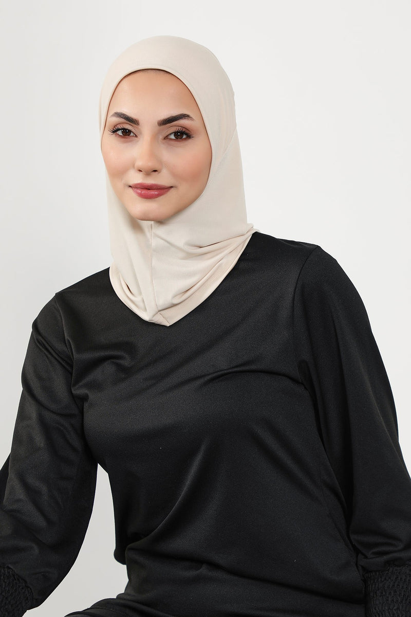 Quick-Dry Swim-Friendly Turban Bonnet for Women, Modest Swim Hijab for Pool & Everyday Use, Sea Pool Ready Head Cover,TB-5SN