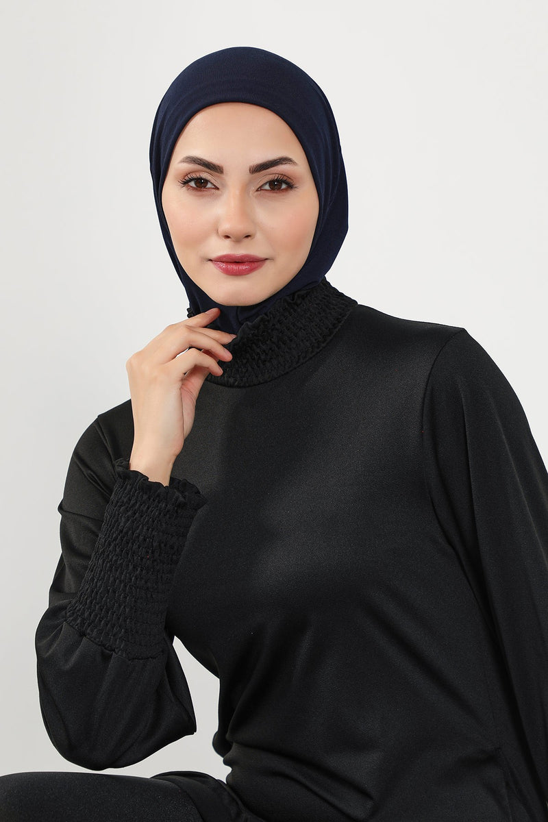 Quick-Dry Swim-Friendly Turban Bonnet for Women, Modest Swim Hijab for Pool & Everyday Use, Sea Pool Ready Head Cover,TB-5SN