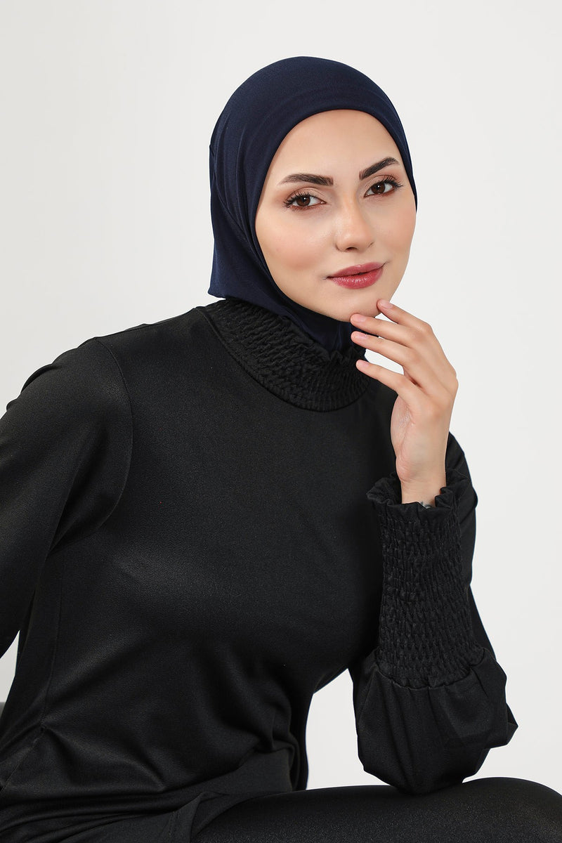 Quick-Dry Swim-Friendly Turban Bonnet for Women, Modest Swim Hijab for Pool & Everyday Use, Sea Pool Ready Head Cover,TB-5SN