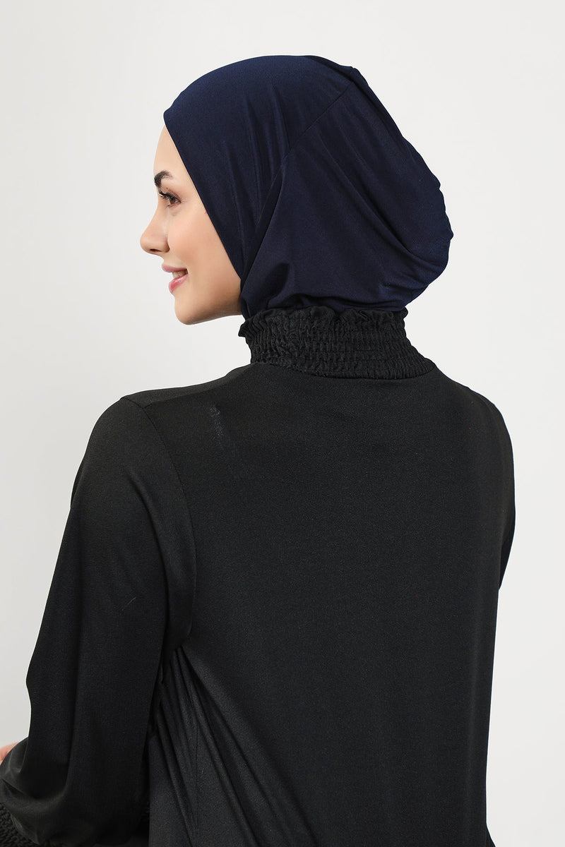 Quick-Dry Swim-Friendly Turban Bonnet for Women, Modest Swim Hijab for Pool & Everyday Use, Sea Pool Ready Head Cover,TB-5SN