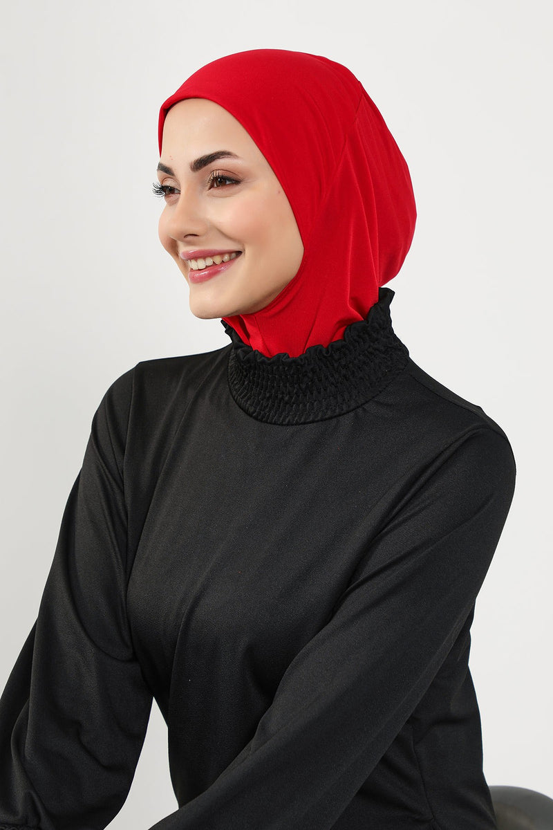 Quick-Dry Swim-Friendly Turban Bonnet for Women, Modest Swim Hijab for Pool & Everyday Use, Sea Pool Ready Head Cover,TB-5SN