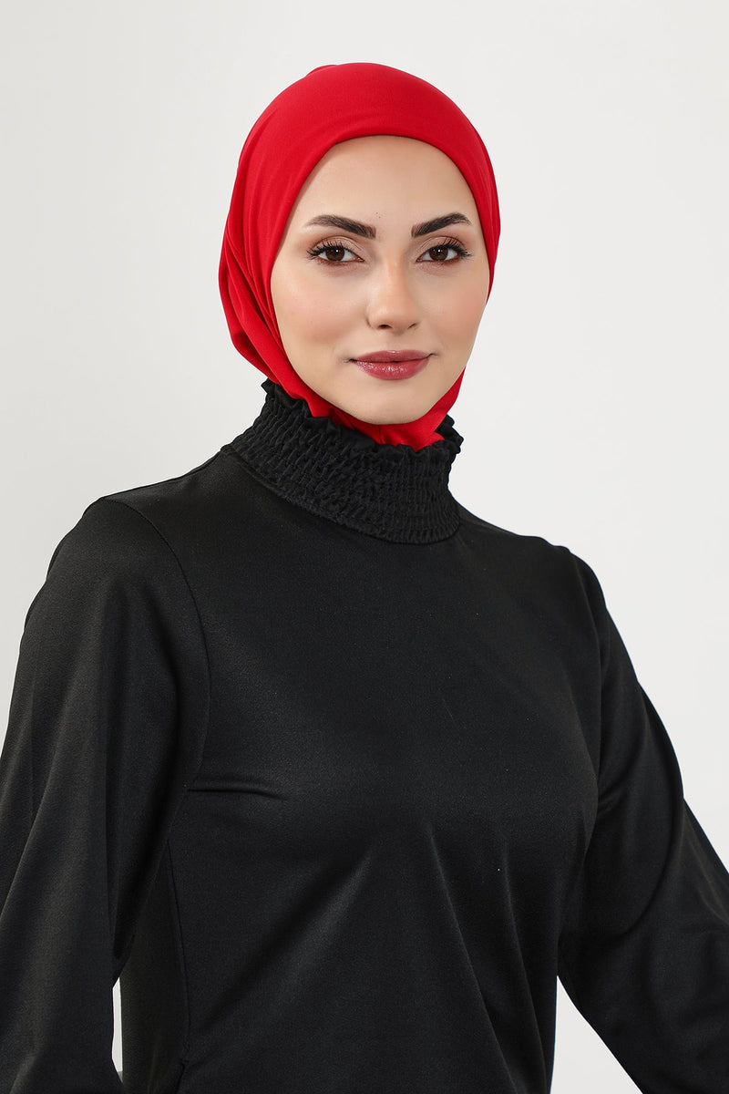 Quick-Dry Swim-Friendly Turban Bonnet for Women, Modest Swim Hijab for Pool & Everyday Use, Sea Pool Ready Head Cover,TB-5SN
