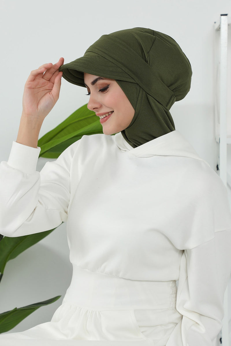 Removable Visor for Hijab and Turban, Slip-On Modest Headwear Accessory for Women,SP-5P