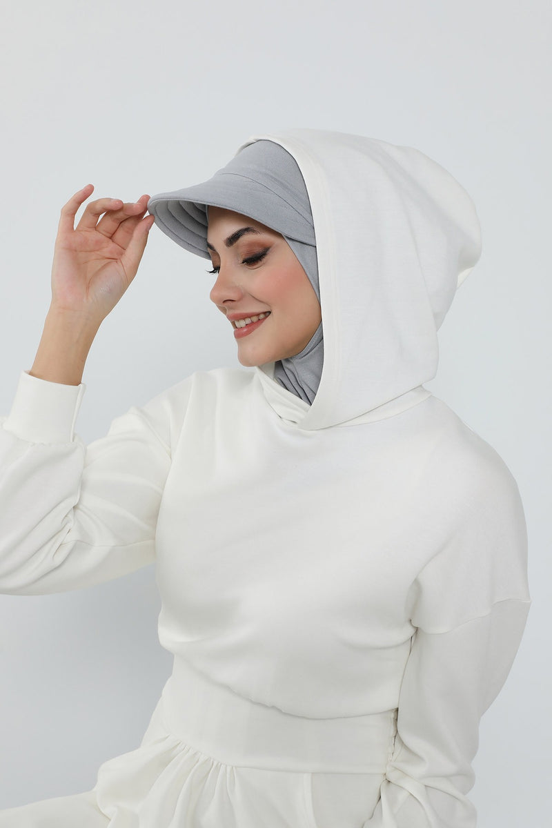 Removable Visor for Hijab and Turban, Slip-On Modest Headwear Accessory for Women,SP-5P