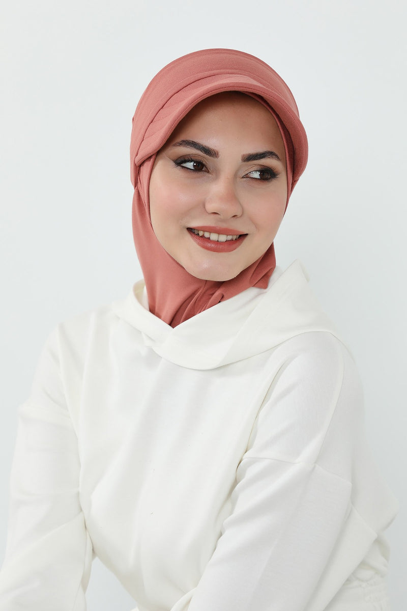 Removable Visor for Hijab and Turban, Slip-On Modest Headwear Accessory for Women,SP-5P