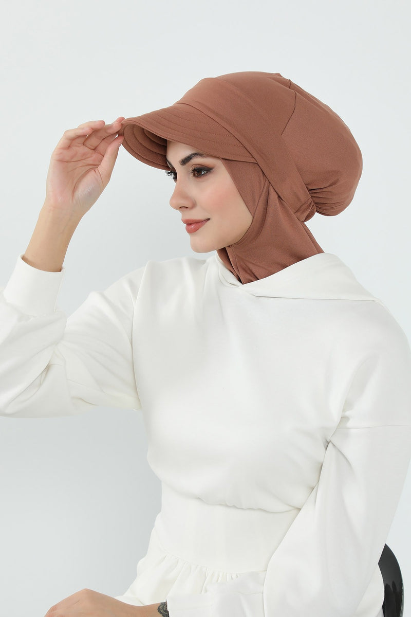 Removable Visor for Hijab and Turban, Slip-On Modest Headwear Accessory for Women,SP-5P