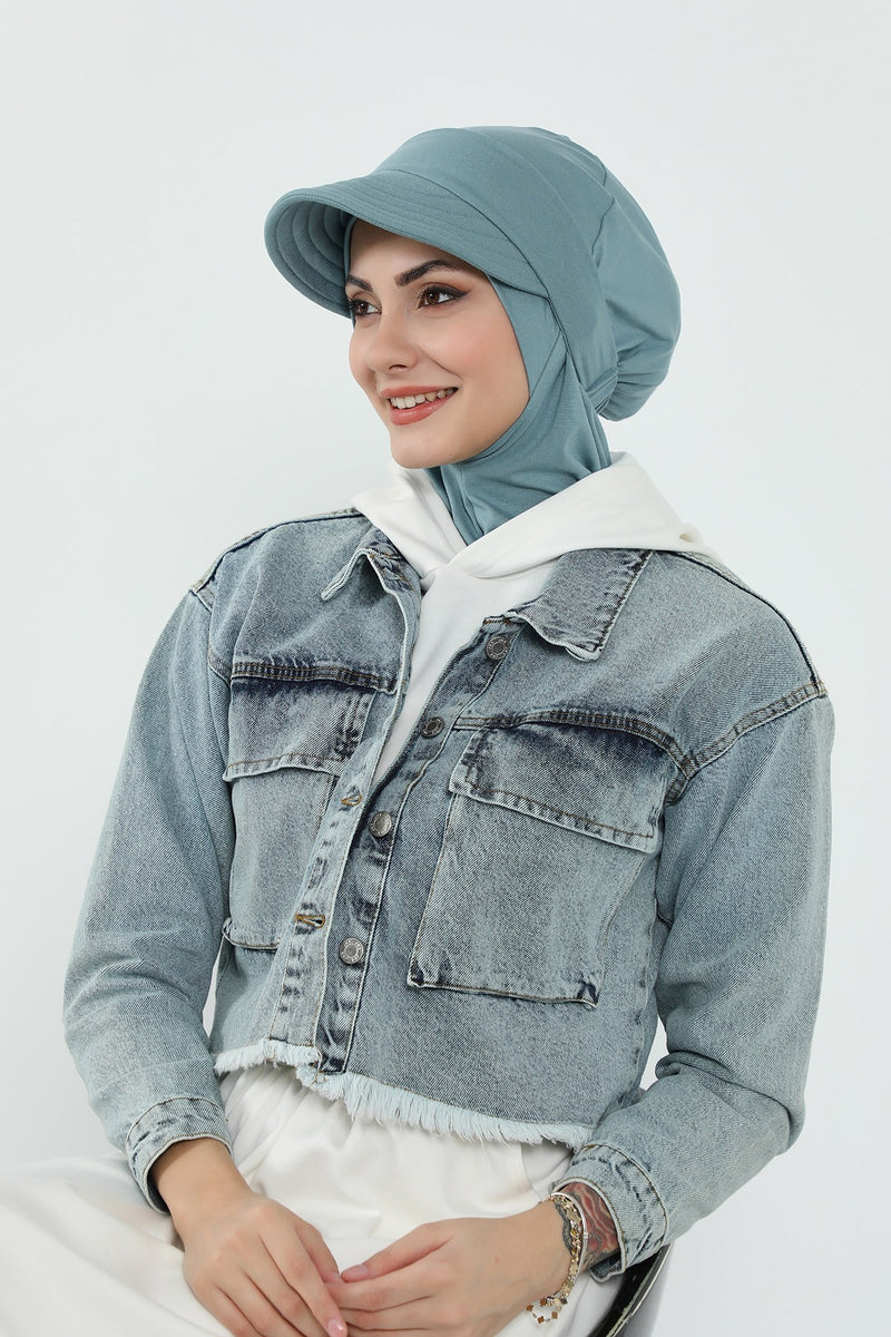 Removable Visor for Hijab and Turban, Slip-On Modest Headwear Accessory for Women,SP-5P