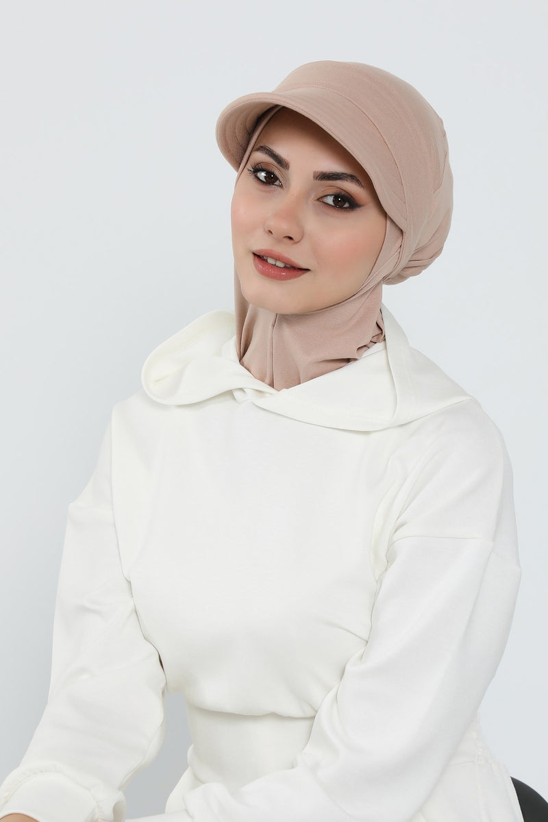 Removable Visor for Hijab and Turban, Slip-On Modest Headwear Accessory for Women,SP-5P