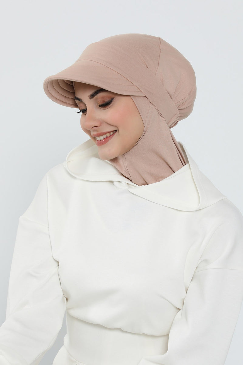 Removable Visor for Hijab and Turban, Slip-On Modest Headwear Accessory for Women,SP-5P
