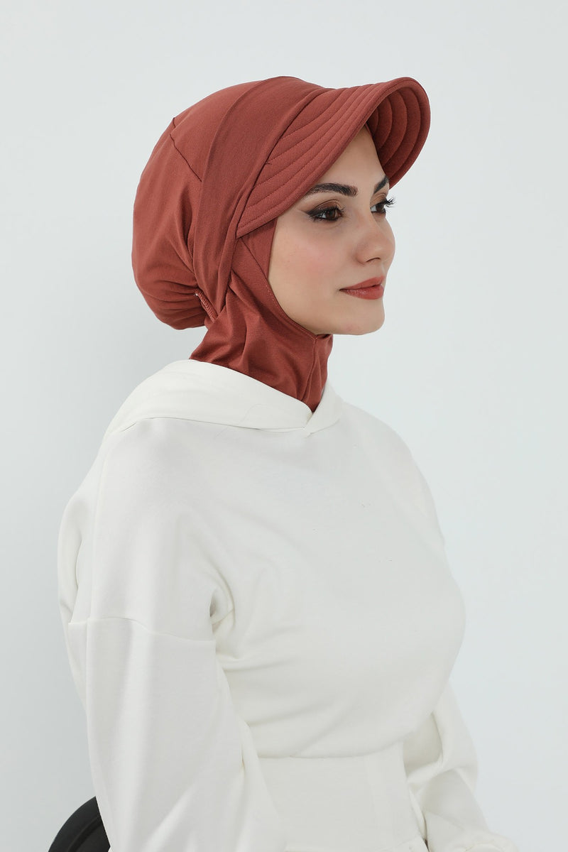 Removable Visor for Hijab and Turban, Slip-On Modest Headwear Accessory for Women,SP-5P