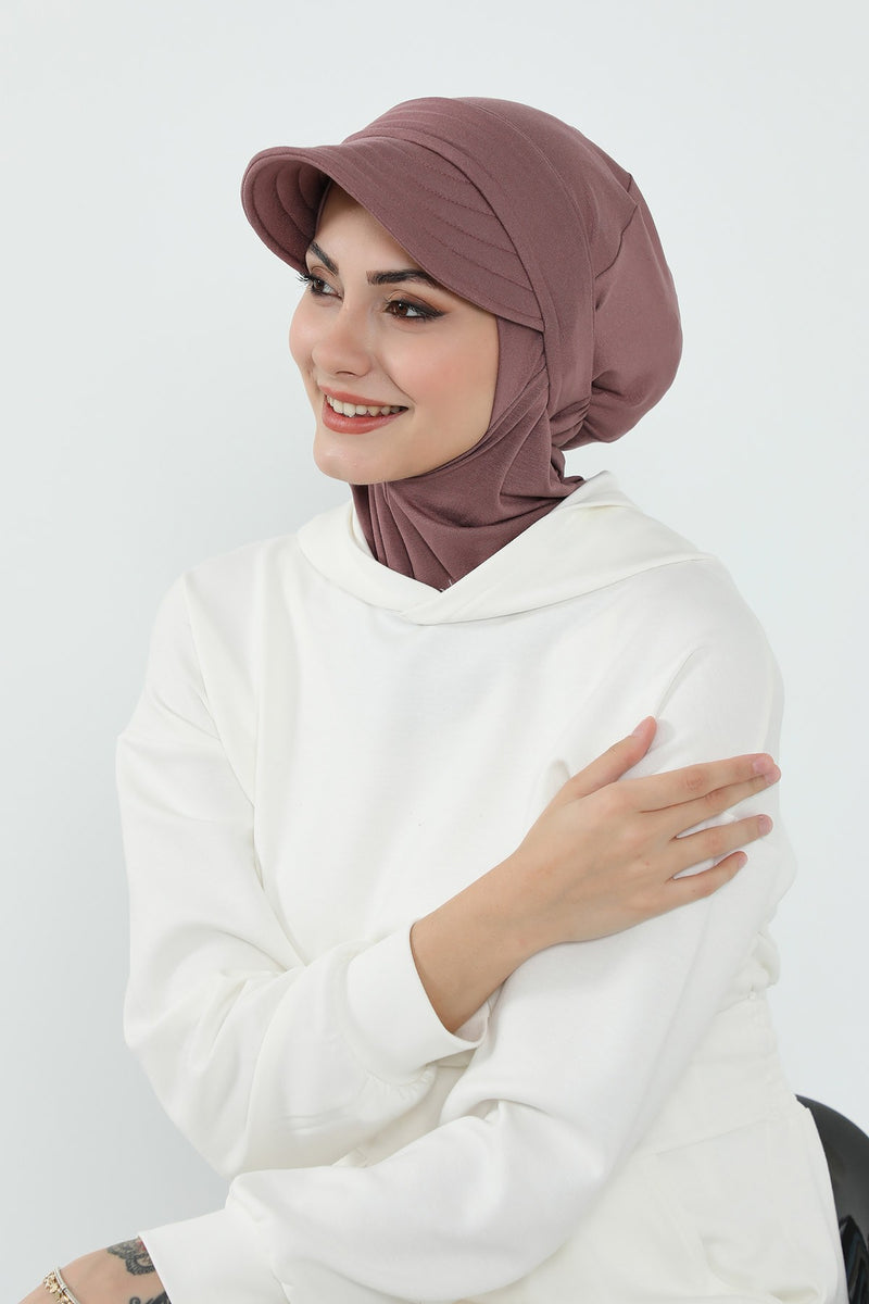 Removable Visor for Hijab and Turban, Slip-On Modest Headwear Accessory for Women,SP-5P