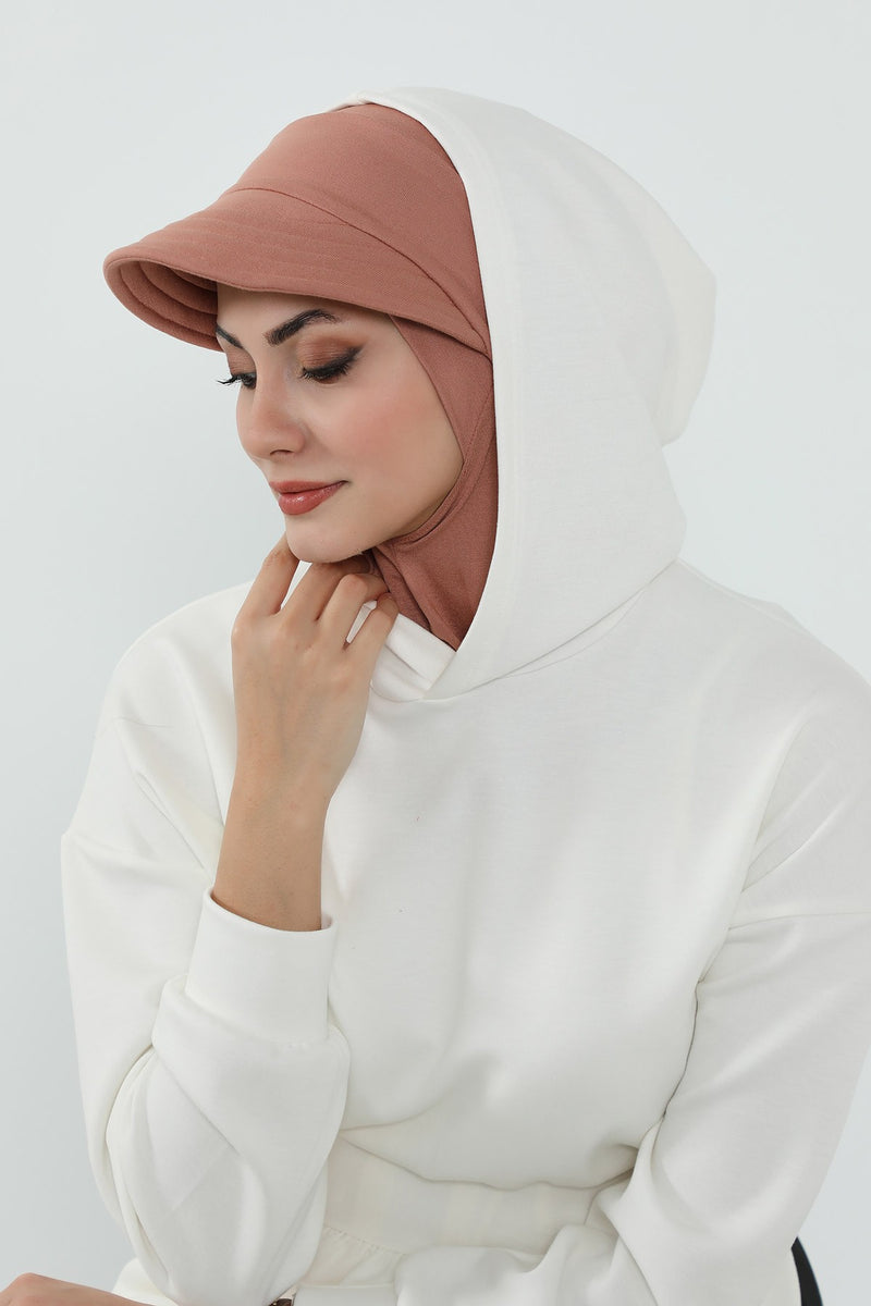 Removable Visor for Hijab and Turban, Slip-On Modest Headwear Accessory for Women,SP-5P