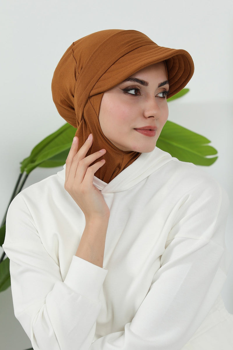 Removable Visor for Hijab and Turban, Slip-On Modest Headwear Accessory for Women,SP-5P