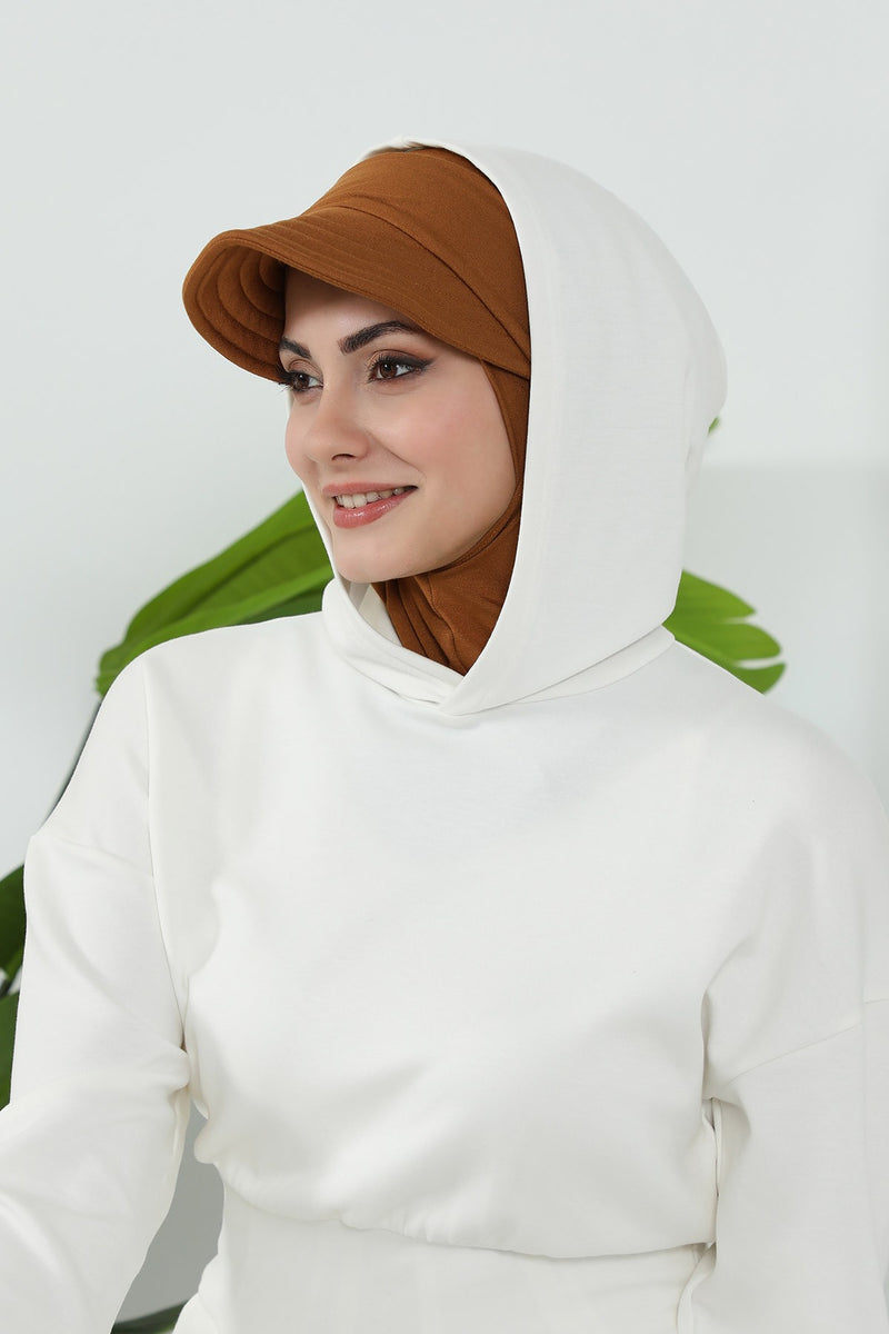 Removable Visor for Hijab and Turban, Slip-On Modest Headwear Accessory for Women,SP-5P