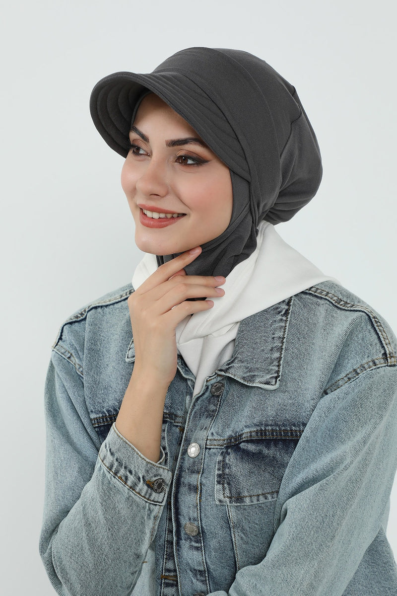 Removable Visor for Hijab and Turban, Slip-On Modest Headwear Accessory for Women,SP-5P