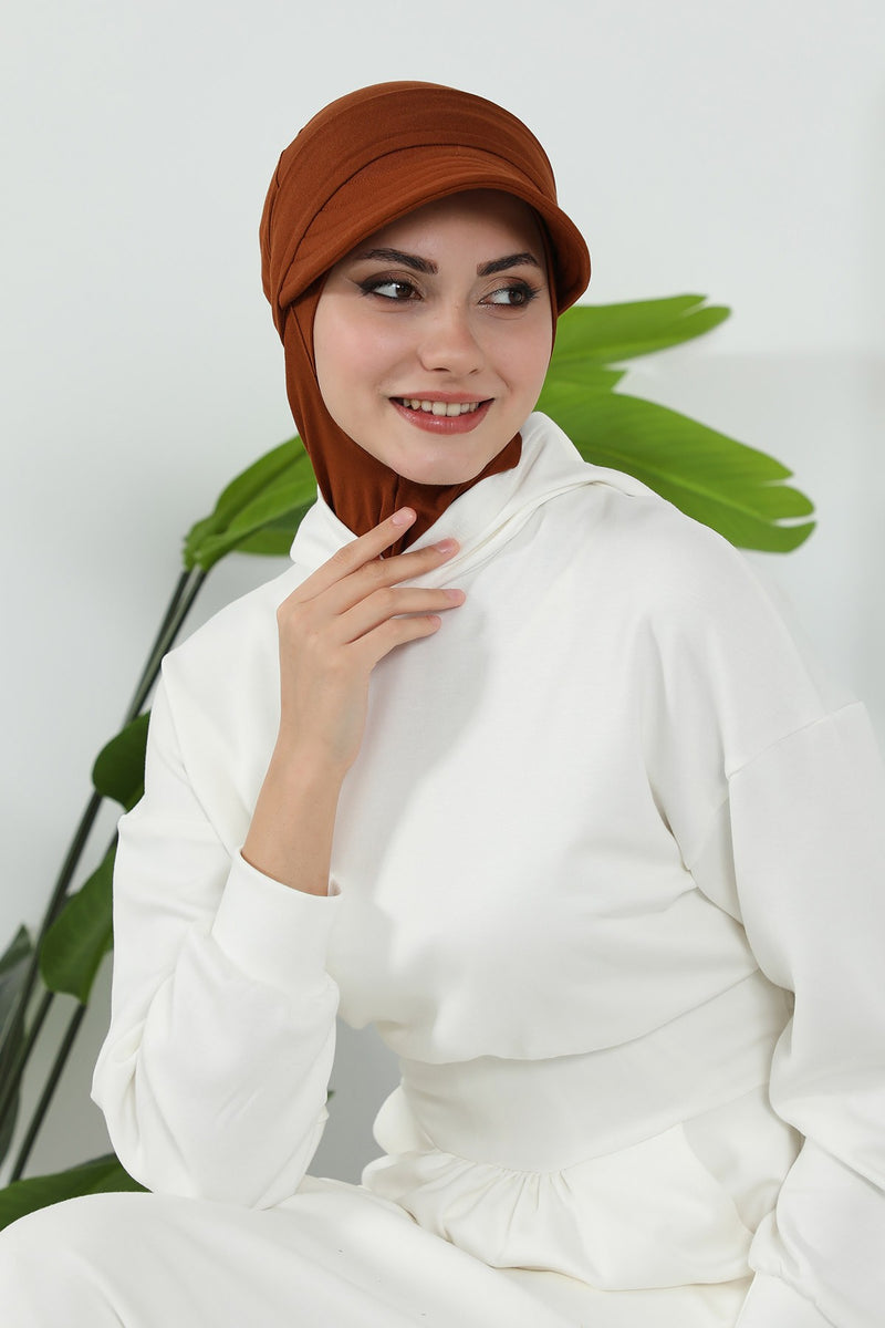 Removable Visor for Hijab and Turban, Slip-On Modest Headwear Accessory for Women,SP-5P