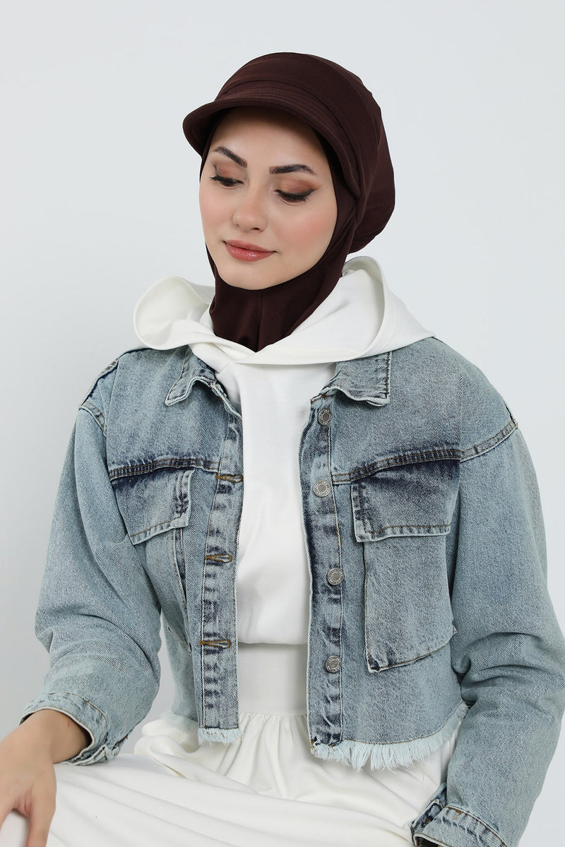 Removable Visor for Hijab and Turban, Slip-On Modest Headwear Accessory for Women,SP-5P