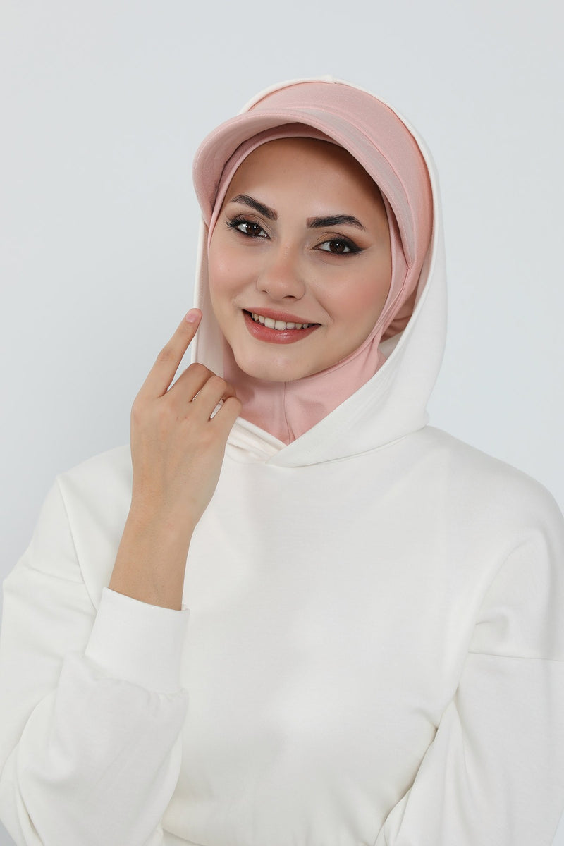 Removable Visor for Hijab and Turban, Slip-On Modest Headwear Accessory for Women,SP-5P