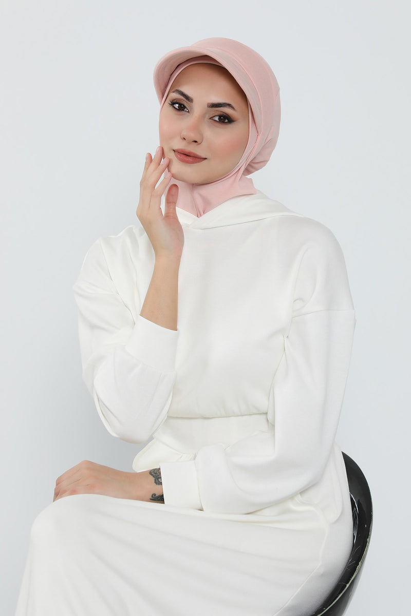 Removable Visor for Hijab and Turban, Slip-On Modest Headwear Accessory for Women,SP-5P