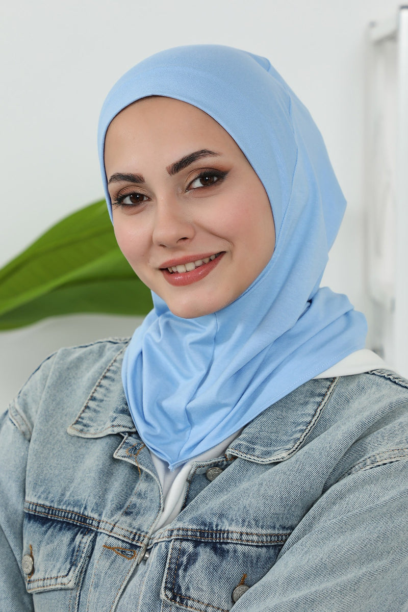 3 Piece Removable Hijab Bonnet Set with Visor and Hat, Modest Sun Protection Headwear for Women,ST-1P