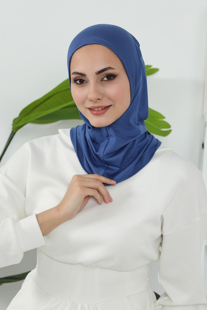 3 Piece Removable Hijab Bonnet Set with Visor and Hat, Modest Sun Protection Headwear for Women,ST-1P