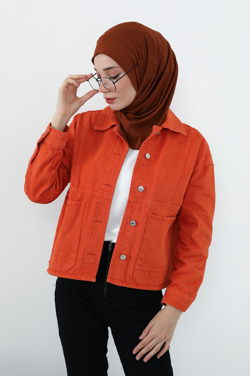 Practical Cotton Bonnet with Built-In Neck Cover and Ear Access, Full-Coverage Hijab Bonnet with Ear Access Points,B-94