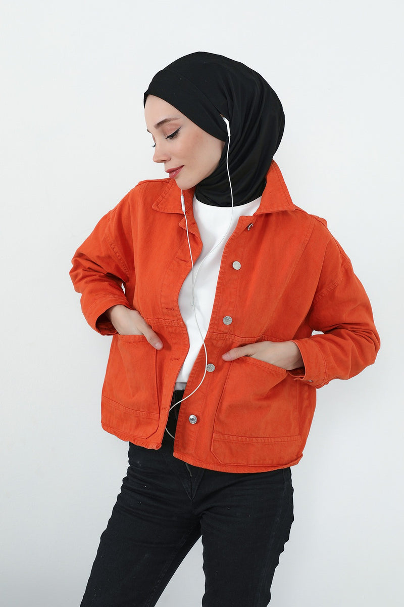 Practical Cotton Bonnet with Built-In Neck Cover and Ear Access, Full-Coverage Hijab Bonnet with Ear Access Points,B-94