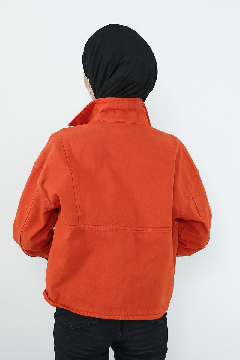 Practical Cotton Bonnet with Built-In Neck Cover and Ear Access, Full-Coverage Hijab Bonnet with Ear Access Points,B-94