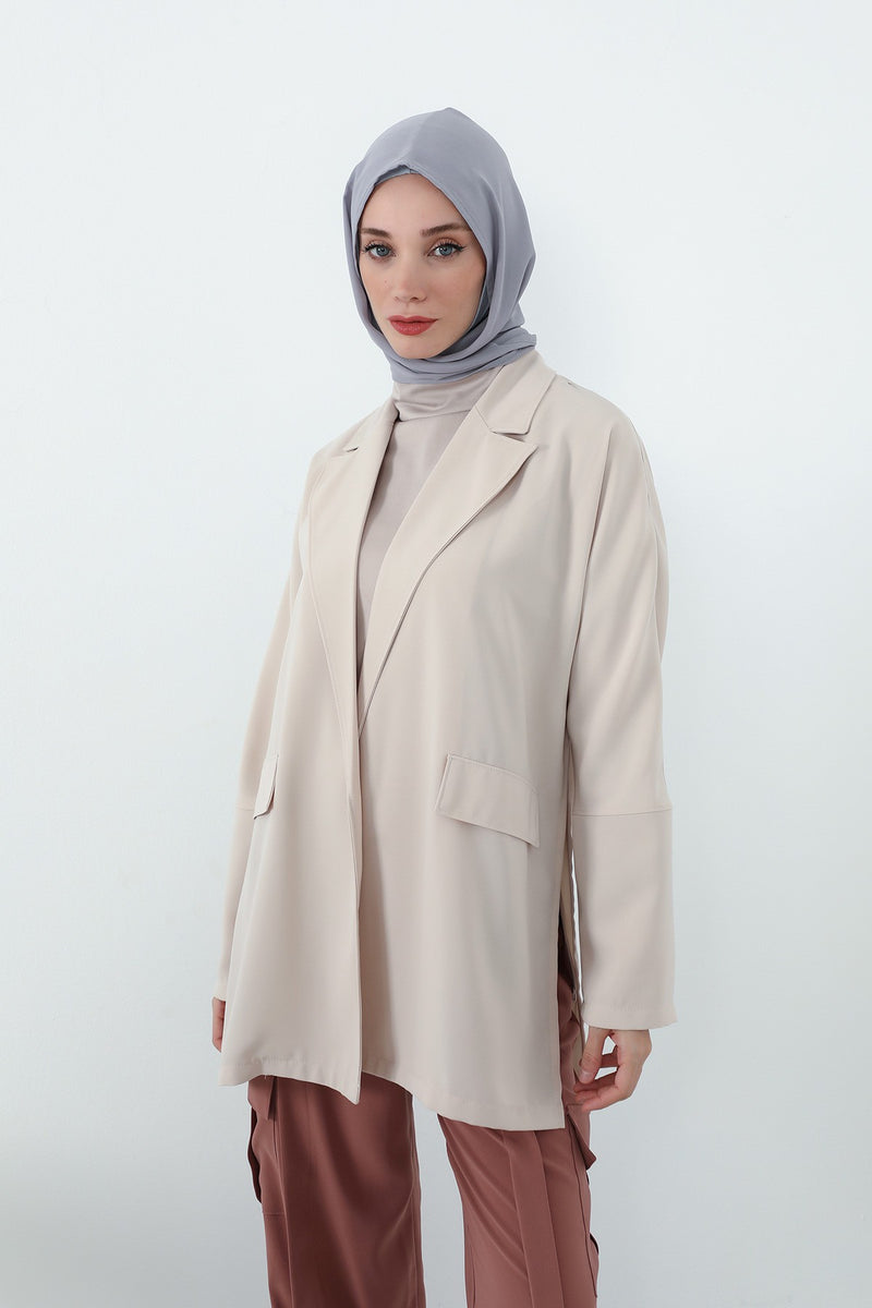 Two Piece Hijab Set Crepe Shawl with Cotton Under Cap Bonnet, Lightweight Modest Scarf and Undercap Combo for Women,PS-56