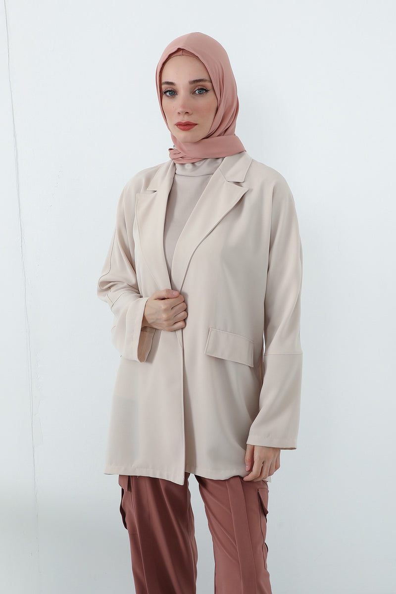 Two Piece Hijab Set Crepe Shawl with Cotton Under Cap Bonnet, Lightweight Modest Scarf and Undercap Combo for Women,PS-56
