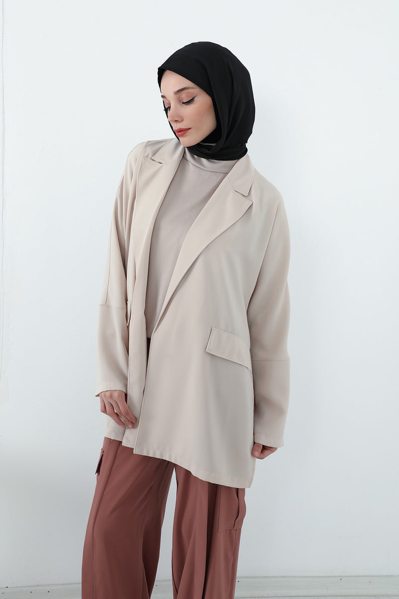 Two Piece Hijab Set Crepe Shawl with Cotton Under Cap Bonnet, Lightweight Modest Scarf and Undercap Combo for Women,PS-56