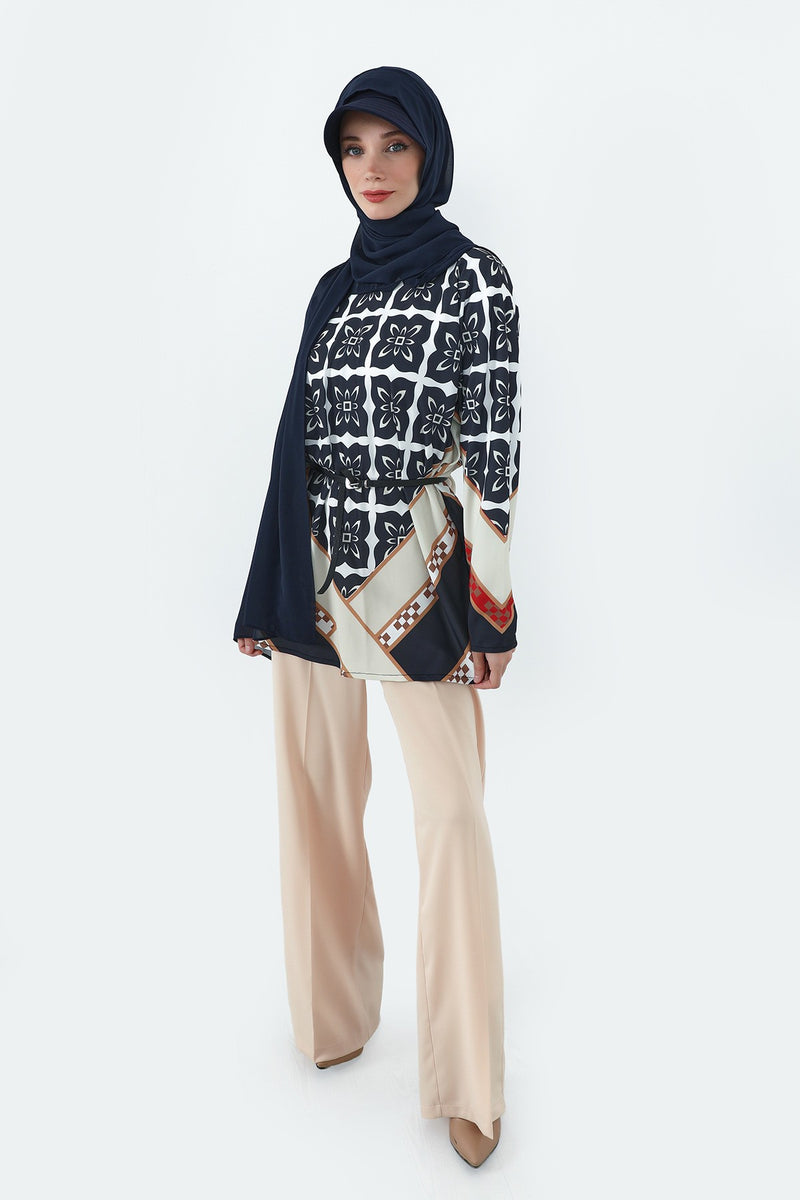 Practical Chiffon Hijab with Built-In Bonnet and Visor, Chiffon Scarf with Built-In Bonnet and Cap,SS-3