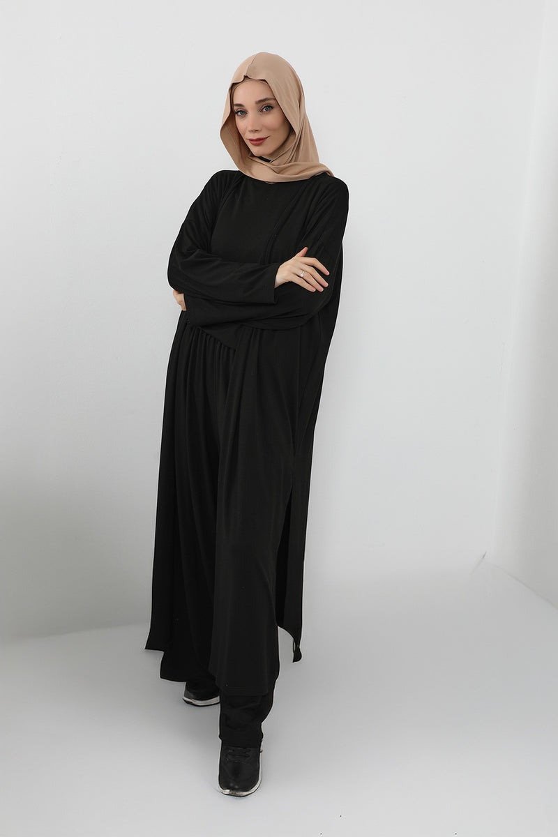 Two-Piece Jersey Hijab Set – Soft Scarf and Matching Undercap, Plain Jersey Hijab & Undercap Set for Everyday Wear,PS-57