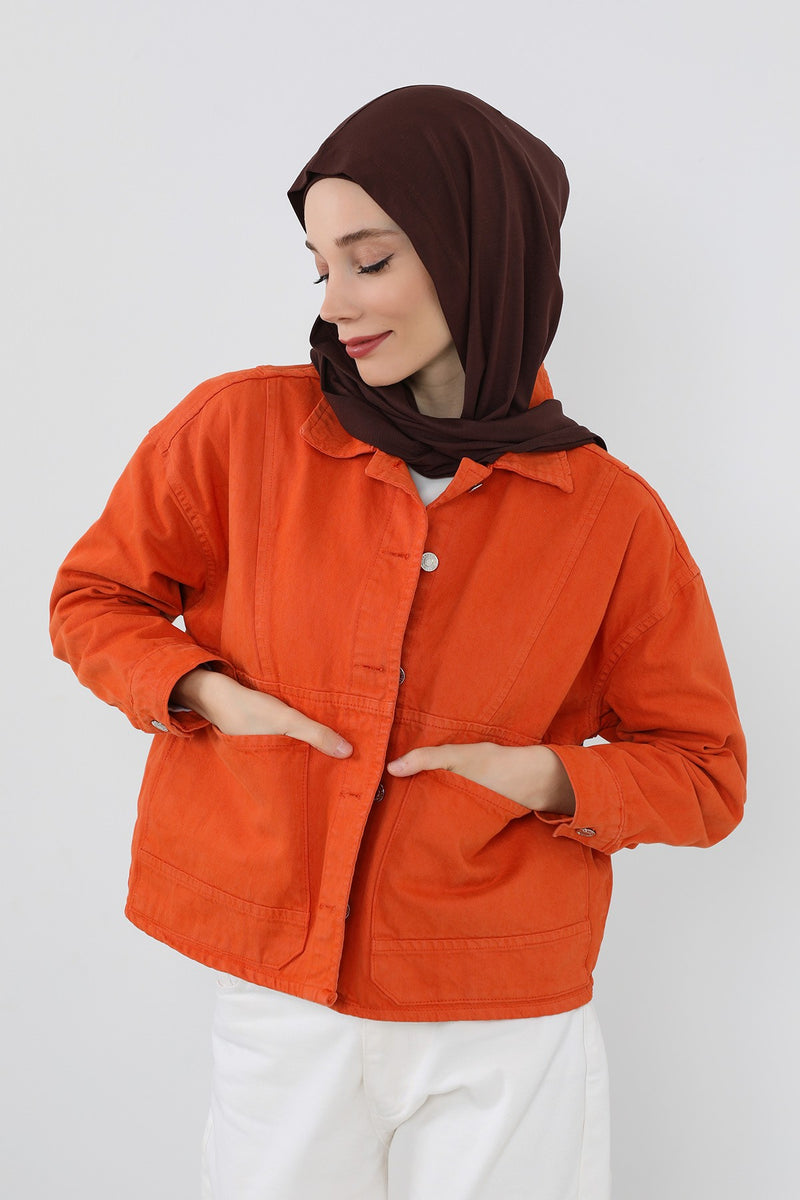 Two-Piece Jersey Hijab Set – Soft Scarf and Matching Undercap, Plain Jersey Hijab & Undercap Set for Everyday Wear,PS-57