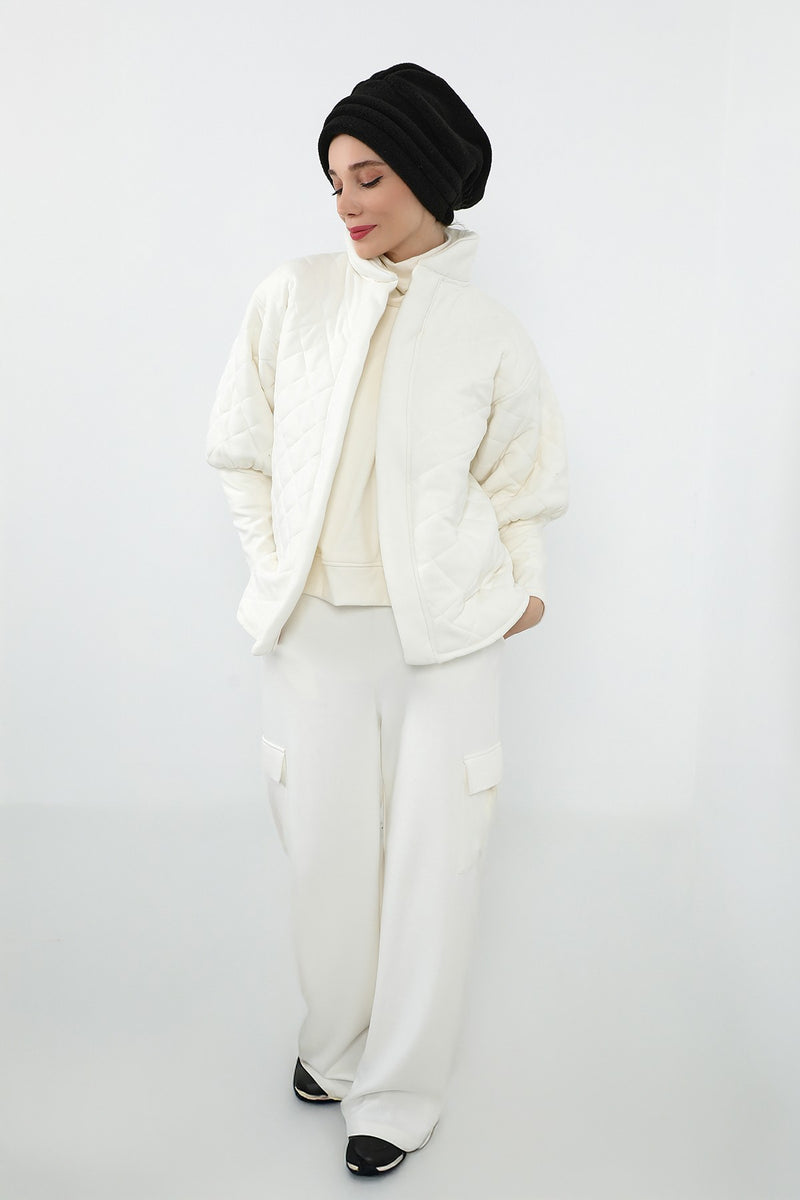 Pleated Winter Felted Wool Turban Hat for Women, Modest-Friendly, Warm & Elegant Winter Turban Bonnet,B-98DK