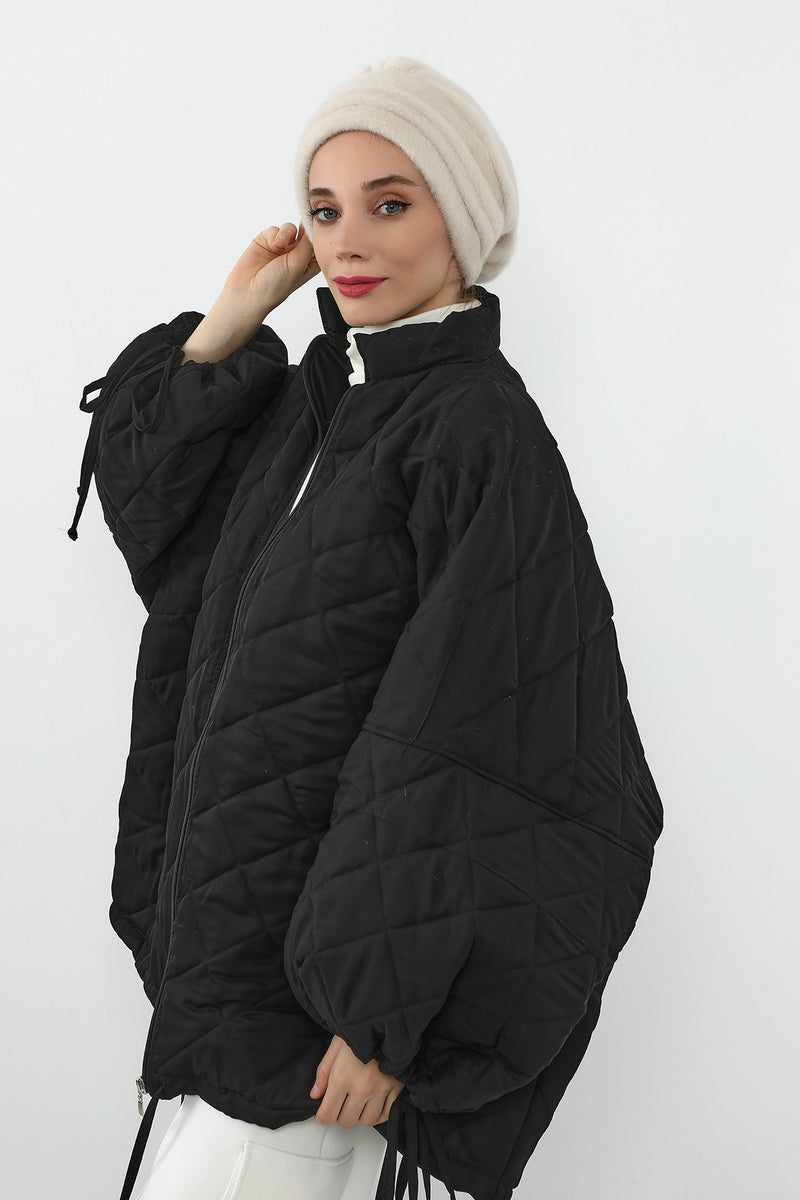 Pleated Winter Felted Wool Turban Hat for Women, Modest-Friendly, Warm & Elegant Winter Turban Bonnet,B-98DK